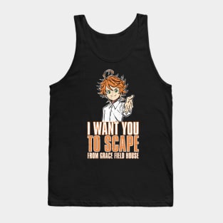 THE PROMISED NEVERLAND: I WANT YOU (GRUNGE STYLE) Tank Top